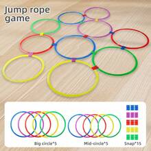 Children's Agility Training Rings, Indoor/Outdoor Jumping Hoop Toy, Kindergarten Sensory Integration Training Equipment, Parent-Child Interactive Hopscotch Prop - Multicolor - View 8