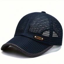 1 pieza [Secado rápido|Transpirable] Gorra de béisbol transpirable de secado rápido para hombres | Visera de pico de pato de malla ligera, adecuada para correr, senderismo, actividades al aire libre, gorra casual de primavera/verano, regalo de Navidad, Carnaval y Día de la Independencia - Multicolor - Ver 3