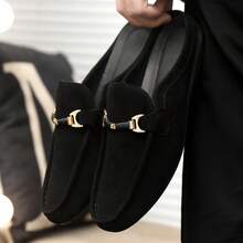 Men's Fashion Soft Sole Slippers, Men's Casual Shoes, Soft Sole Support Shoes, Sports Shoes - Black - View 6
