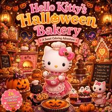 SANRIO 1本三丽鸥多彩时光：可爱的三丽鸥涂色书，适合成人和青少年，24页各种可爱的三丽鸥角色场景线条画，是放松身心、缓解压力的理想选择。也是返校季、母亲节、父亲节和儿童节的绝佳礼物。 - 填色本 - 查看 21