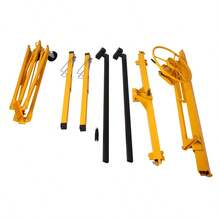 Drywall Lift Panel 11' Lift Drywall Panel Hoist Jack Lifter,Yellow-XY152490 - Multicolor - View 10