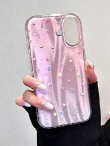 Ins Transparent Soft Pink Matte Frosted Phone Case Compatible With Apple 17/17 Pro Max/17 Pro, 14/15 Pro/16 Pro Max, Full Coverage Soft Protective Cover, Anti-Fall - Pink - View 4