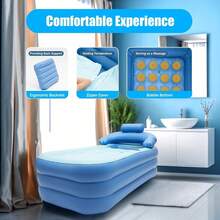 Portable Foldable Bathtub Adult Inflatable Bath Tub Tub Home Spa Warm Water Tub - 1 - View 10