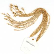 10 Pcs 40+5cm Stainless Steel Chain Necklace, Gold And Silver Available, Suitable For DIY Jewelry Accessories - Yellow Gold - View 7