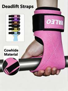1 Par, Novas Luvas de Proteção de Palma para Esportes e Fitness ao Ar Livre na Primavera e Verão, Proteção de Pulso com Assistência de Puxada Rígida, Luvas de Fitness com Tira Antiderrapante para Barra Fixa/Unissex/Proteção Esportiva Diária - Multicolorido - Visão 1