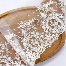 Ultra Soft Fine 60s Cotton Thread European Style Mesh Embroidery Doll Clothes Lace Trim Accessories - 1651 - View 3
