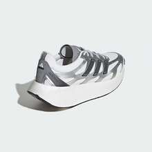 Adidas Couples Matching Spring/Summer Mesh Lightweight Sports Shoes, Unisex Thick Sole Running Casual Sneakers JS3714 - Silver-white-black - View 5