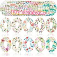 1 Set - 5/10 Gulungan Pita Cetak Modis, Pita Dekoratif Warna-warni dengan Lapisan Pelindung, Pita Pelindung yang Melekat Kuat, Tahan Air dan Keringat, Fleksibel dan Sudah Dipotong, Lembut dan Bernapas, Tahan Lama, Cocok untuk Olahraga dan Penggunaan Sehari-hari - MultiWarna - View 8