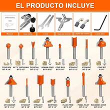 Router Para Madera Recortadora Rebajadora 800w +15 Brocas - 1 - Ver 3