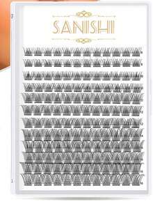 Sanishi Lashes 144簇假睫毛，DIY自接睫毛，C、D捲度，可在家DIY - C - 查看 6