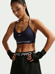 Nike Women's AS W NP 2IN1 SHORT Sports Woven Shorts IR1919-010 - Black - View 4
