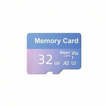 1pc Memory Card 256GB/128GB/64GB/32GB, Small Capacity TF Flash Card, Suitable For Tablet/Camera/Phone/Laptop/Desktop/Car Audio/Game Console/Audio Device - Securely Store Your Files - Blue-purple - View 15