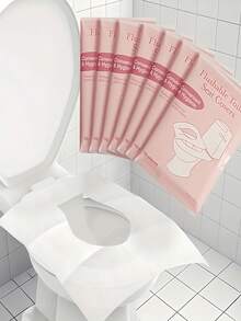 Disposable Toilet Seat Covers, Portable Soft Comfortable, Individually Wrapped, Suitable For Most Toilets, Easy To Use For Travel, Camping, Hotel And Public Restrooms, Disposable Protection, Essential For Airplane, Camping, Hotel Supplies, Travel Necessities - Multicolor - View 6