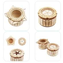 手工DIY木製機械盒 3D積木 互鎖玩具 手作裝飾品 教育玩具 - 機關盒 - 查看 6