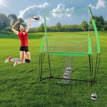 YISSALE Green Height-Adjustable Volleyball Training Net For Tennis, Badminton, Volleyball And Other Practice And Competition - Green - View 3