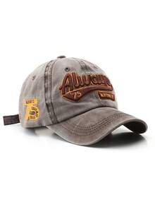 1/6件裝中性字母「Alway」刺繡可調節嘻哈棒球帽，適合街頭、運動、派對、音樂節、學校萬聖節及其他場合 - 刺繡棒球帽 - 查看 14