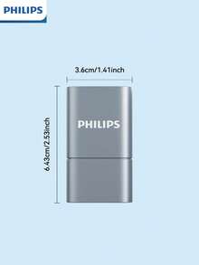 Philips Portable SD Card Reader, USB 3.1 Interface, High Performance And Stable, Dual Interface Plug And Play, With Lanyard Hole For Easy Carrying, Suitable For Photography And Daily Data Transfer - View 8