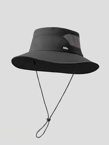 Beneunder Men's Outdoor Breathable Fisherman Sun Hat TS730 - Black - View 4