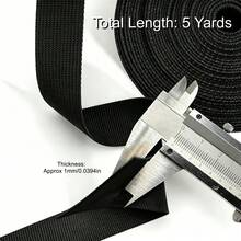 HSDOUBLE 10-50mm Buckles Straps Set 5 Yards Black Nylon Webbing Strap 4 Pcs Quick Side Release Plastic Buckle Adjustable 8pcs Tri-Glide Slide Clip - Complete Buckles Straps Set - View 3