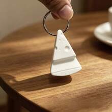 Butter Cheese Phone Stand, Key Chain Pendant, Desktop Decor, Lightweight Portable Phone Holder (Multiple Colors Available) - Cheese - View 7