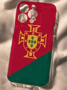 Funda de teléfono con gran agujero de color de la bandera de Portugal, mercancía para fans de Portugal, compatible con Phone 17 Pro Max, 17 Pro, 17, 16 Pro Max, 16 Pro, 16, 15 Pro Max, 15 Pro, 14 Pro Max, 14 Pro, 14, 13 Pro Max, 13 Pro, 13, 12 Pro Max, 11, cubierta protectora de teléfono - Multicolor - Ver 2