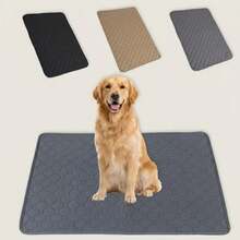 1pc Upgraded Thickened Reusable Pet Training Pad, High Absorbency Leak-Proof Non-Slip Washable Pet Urine Pad, Multi-Size Floor And Furniture Protection Pad, Suitable For Pet Owners And Daily Pet Care At Home. Summer Back To School Travel Pet Use - Grey - View 6