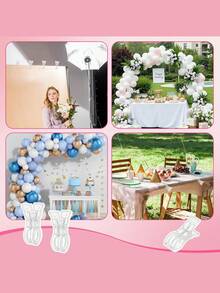 5/1pc Transparent Plastic Balloon Arch Clips Spring Clips Background Balloon Garland Strip Banner Reusable Tie Tool Handmade Holiday Wedding Birthday Party Gift Supplies Decoration Essentials Large Bedding Clips Drying Clips - A - View 6