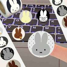 1 Set/500 Sheets 2026 New Miffy Roll Stickers, Suitable For Anime Lovers, Men And Women Sticker Collectors, Applicable For Phone Cases, Decorative Stickers, Anime Conventions, Back To School Season And Holiday Gifts Prizes, Random Styles - Multicolor - View 2