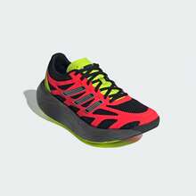Adidas Spring/Summer Mesh Running Shoes Unisex Couple Thick Sole Running Sports Casual Shoes JH5692 - Carbon Black/No. 1 Black/red Fluorescent - View 5