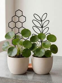 4pcs Creative Green Plant Pot Support, Climbing Frame, Gardening Flower Plant Fixing Rack - Multicolor - View 4