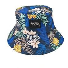 1pc Summer Fashion Printed Reversible Bucket Hat, Spring/Summer Versatile Sun Protection Beach Hat, Personalized Hat - Multicolor - View 5