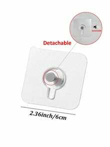 Multi-Functional Picture Frame Hook Storage Hanger - Clear - View 12