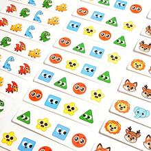 1 Set Balok Puzzle Kayu Bentuk Hewan Dinosaurus & Lainnya, Mainan Putar dan Cocokkan, Hadiah Ulang Tahun Sempurna untuk Balita, Anak Laki-laki & Perempuan, Mainan Puzzle untuk Balita - MultiWarna - View 6