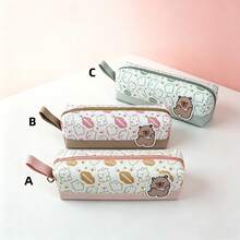 Capybara Pencil Case, Kawaii Stationery, Large Capacity Pencil Bag, Back-To-School Supplies, Beautiful Pencil Bag, Cartoon Pencil Case, Portable Stationery Bag,Back To School Season - Multiple Styles 1 - View 9