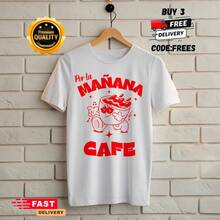 2026 festival outfit damen schwarzes oberteil y2k style Morning Cafe, Afternoon Rum Shirt,Funny Coffee Lover Gift for Woman, Coffee Mom Shirt, Latina - 1 - Übersicht 1