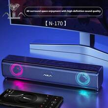 AULA N-170 Wolf Spider Desktop Gaming Speaker, Wired Computer Soundbar With Subwoofer For Home PC Gaming - View 11