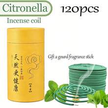 Lemongrass Incense Coils - Natural Incense Spirals | Long Burning Time | Perfect For Patio, Porch, Poolside, Camping And Garden | Summer Gift And Home Decor, Outdoor Incense Coils - Lemongrass Spiral Incense - View 10