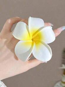 2pcs Medium Sunflower Beach Vacation Style Hair Clips - Multicolor - View 3