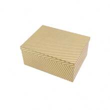 Caja de regalo rectangular de cartón multicolor de 30x20x15cm, juego de 10 cajas organizadoras de almacenamiento anidables con tapas, para regalos & recuerdos - 1PC - Ver 7