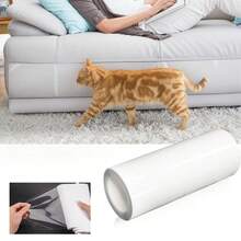 Cat Scratch Protector Film, Anti-Scratch Self-Adhesive Transparent Protective Film, Furniture Sofa Wall Door Protection Film, Anti-Scratch Protective Tape - 20*300cm - View 14