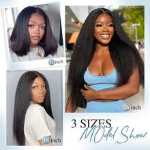 12/18/26 Inch Classic Yaki Synthetic Short Straight Bob Wig, Black Fluffy Straight Hair, Natural Black Bob Wig For Women, Perfect For Everyday Wear And Natural Bob Hairstyle - Black - View 4