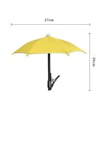 Mini Outdoor Phone Sunshade Umbrella With Universal Clip, Anti-Glare Sunshade Cover, UV Protection, Essential For Outdoor Activities, Suitable For All Smartphones, Protects Phone From Rain And Sunlight, Travel Essential, Outdoor Sports, Learning, Beach Travel, Holiday Essential - Multicolor - View 15