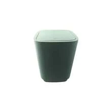 29x25x26cm Mint Green Plastic Square Trash Can With Lid, Modern Minimalist Push Top Waste Bin For Kitchen Office Bathroom - Mint Green - View 5