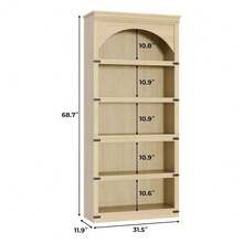 Bibliothèque - couleur bois - Voir 2