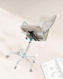 Home Office Chairs - 卡布奇諾米色 - 查看 2