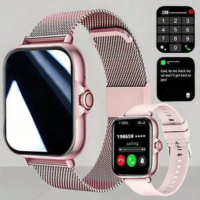 2026 New Outdoor Sports Women Smart Watch, 1.83 Cm Large Screen, USB Charging,Multiple Sports Modes, Pedometer, Remote Photo/Music Playback, Independent Dial Selection, Call History, Men Gift