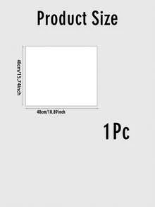 1pc 48*40cm/40*30cm Blank Transparent Acrylic Board For Party Signage, Suitable For Wedding, Birthday Party Directional Signs - White - View 8