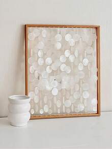 50/100pcs Natural Mica Shell Slices Set, Translucent Oval Shape, Suitable For DIY Wedding, Party Decoration, Room Decoration, Bedroom Decoration, Home Decor, Wall Decoration - Multicolor - View 7
