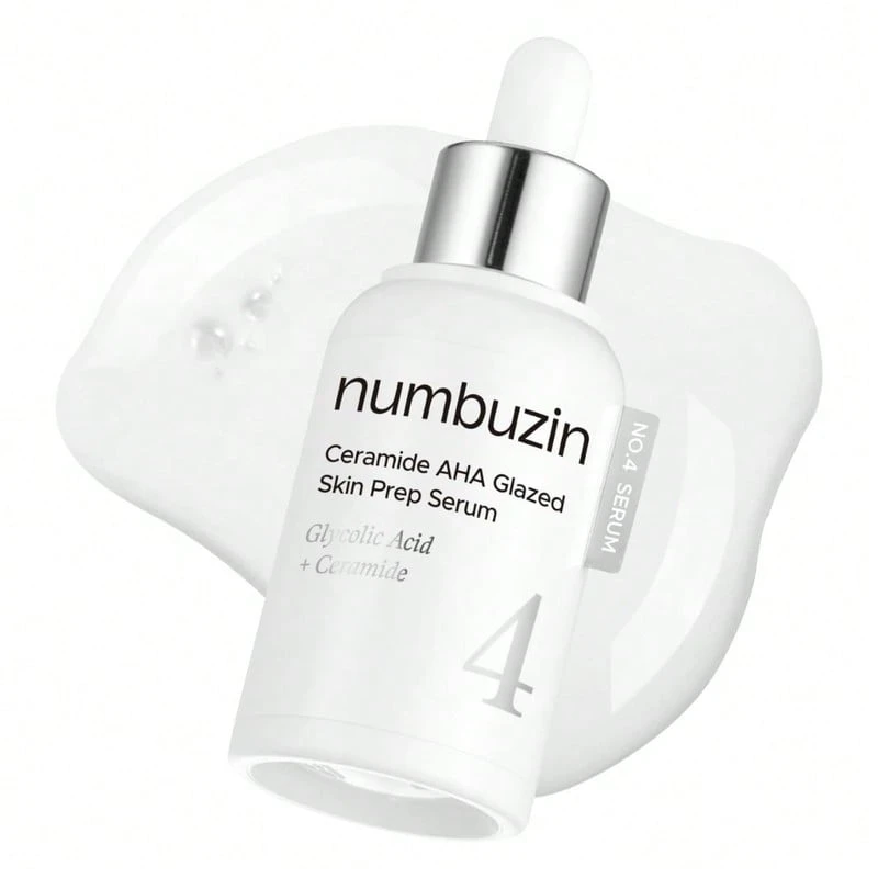 Numbuzin - No.4 Ceramide AHA Glazed Skin Prep Serum - Moisturizing Serum - Ceramide AHA - 查看 1