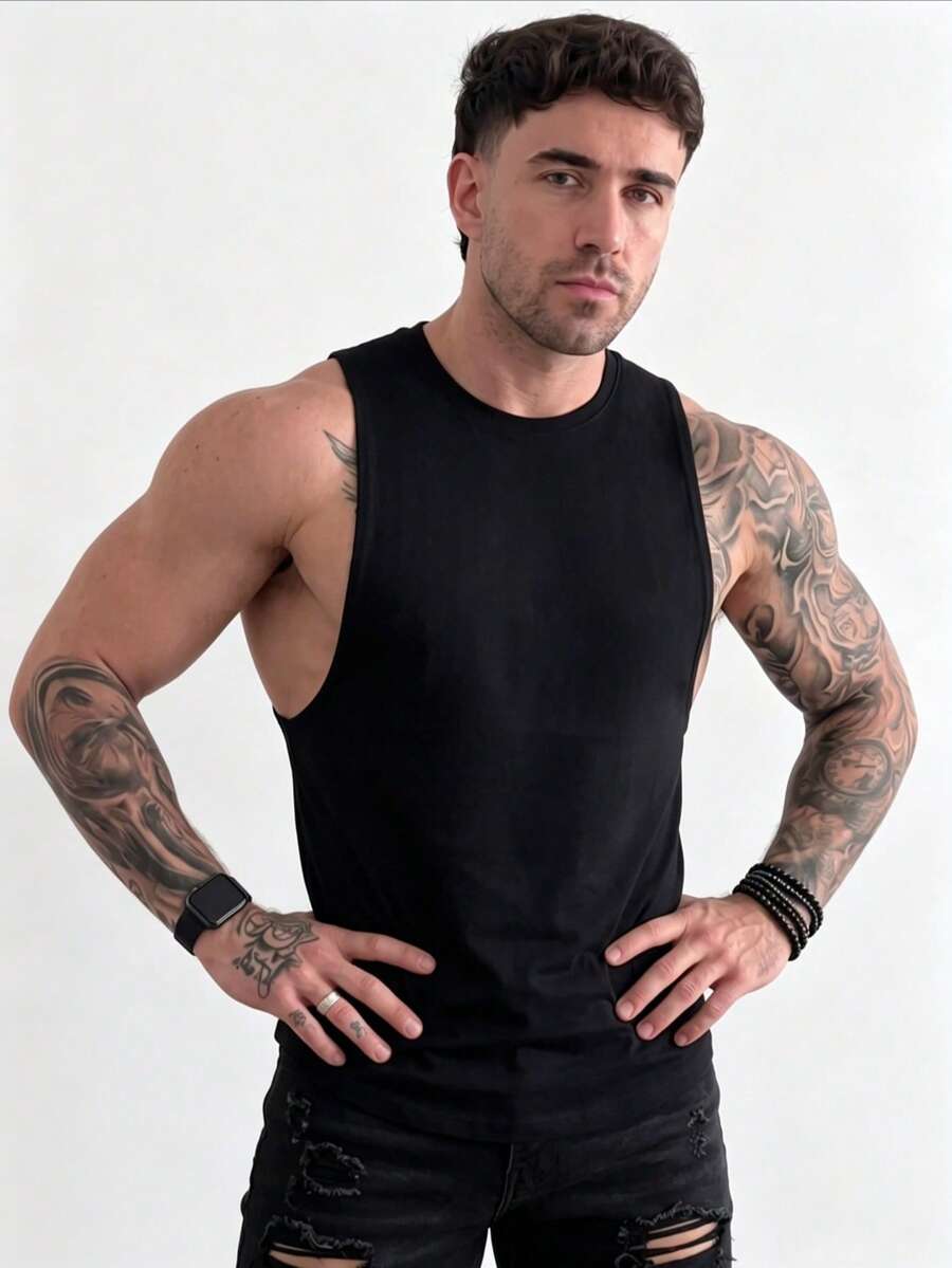 Men's Fashion Loose Fit Tank Top | Exquisite Design | Summer Essential | Easy To Match | Show Your Style
